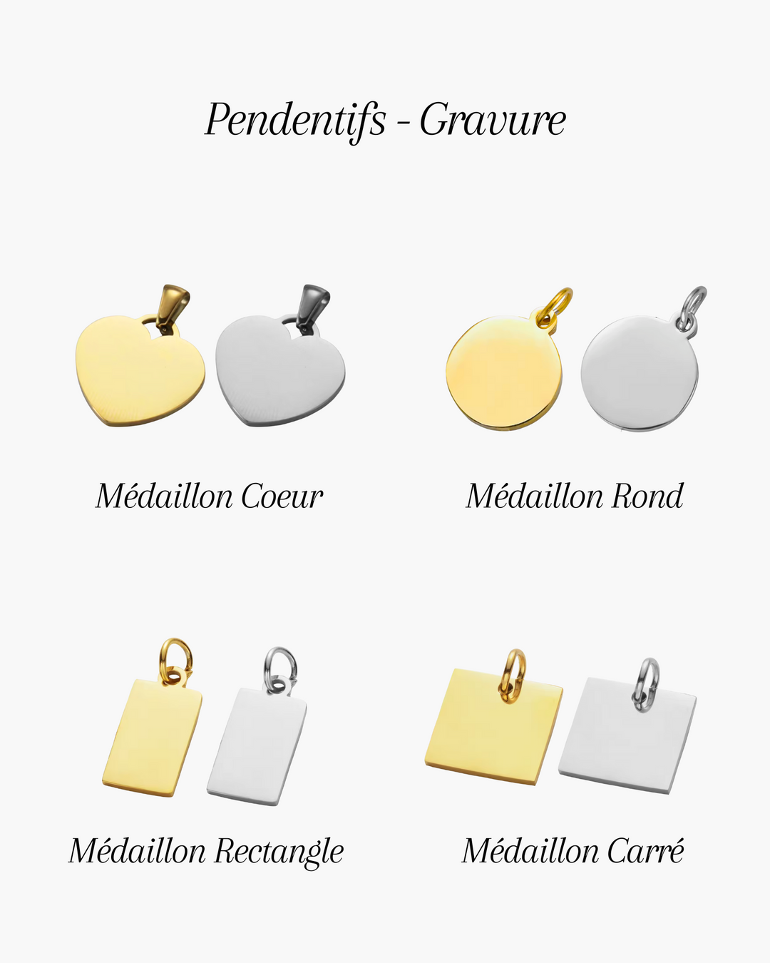Gravure personnalisée - Collier
