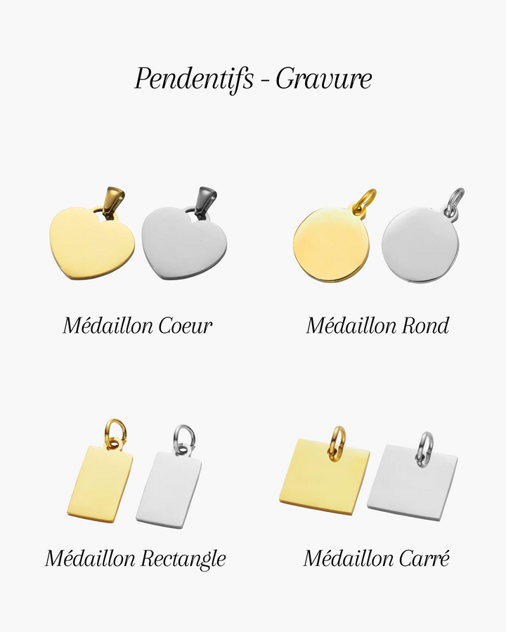 Gravure personnalisée - Collier