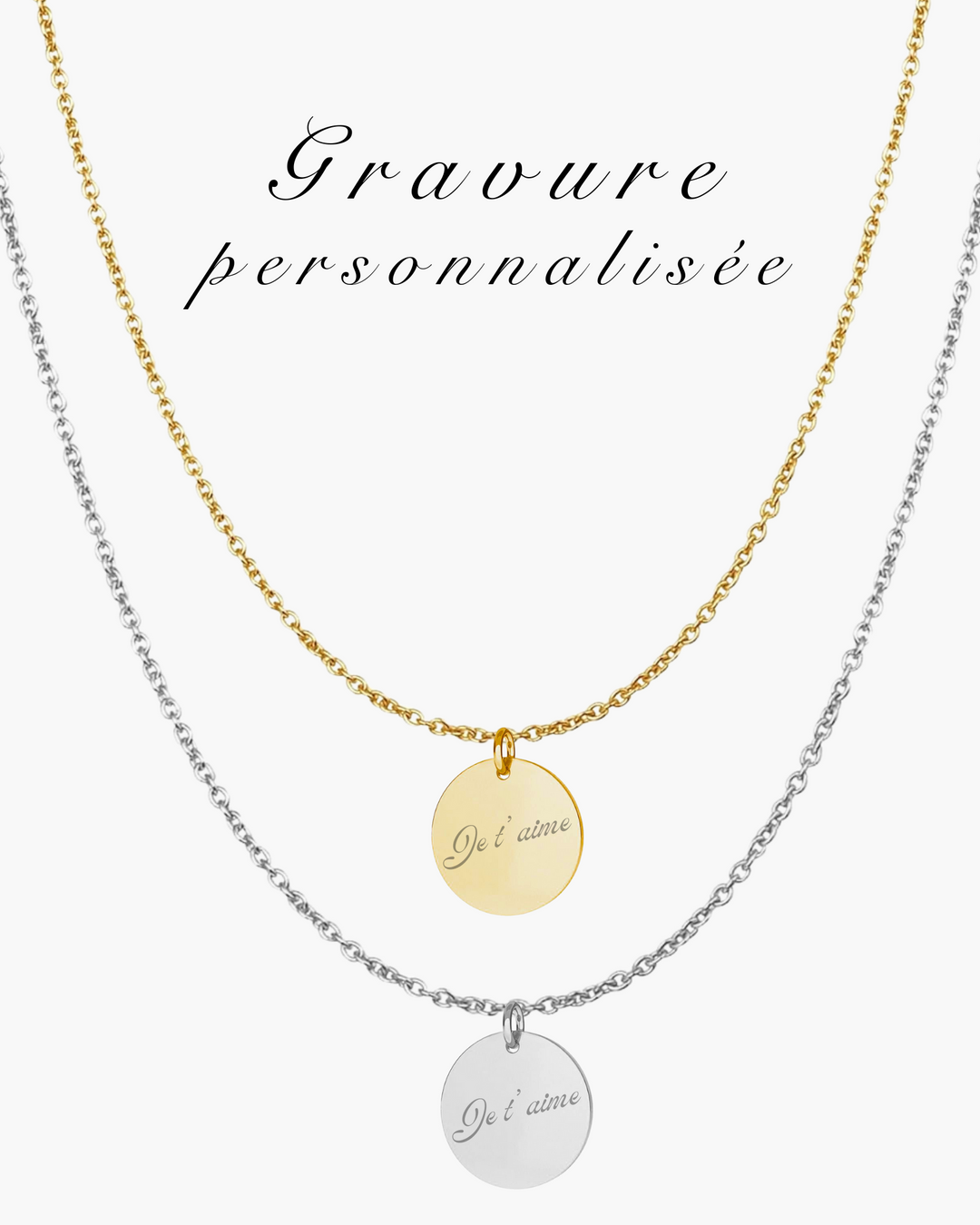 Gravure personnalisée - Collier