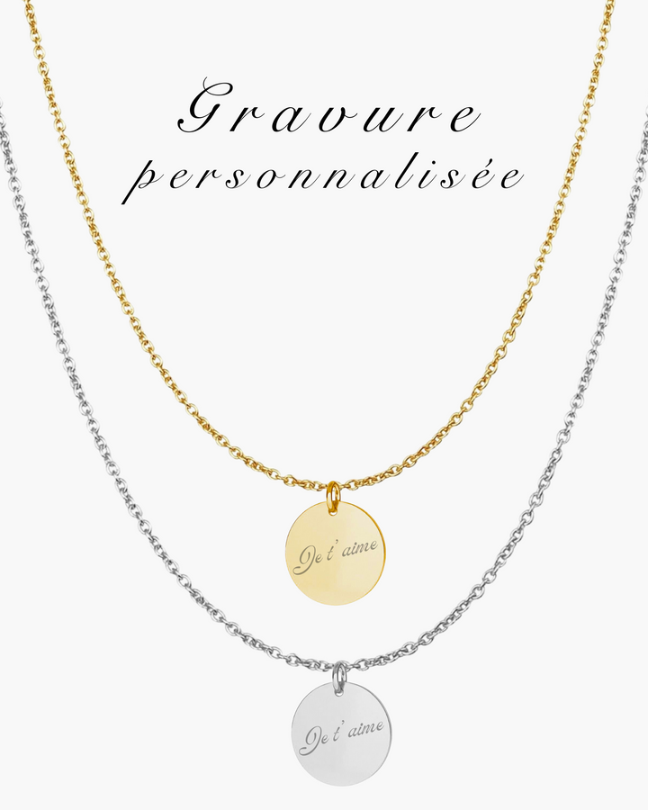 Gravure personnalisée - Collier