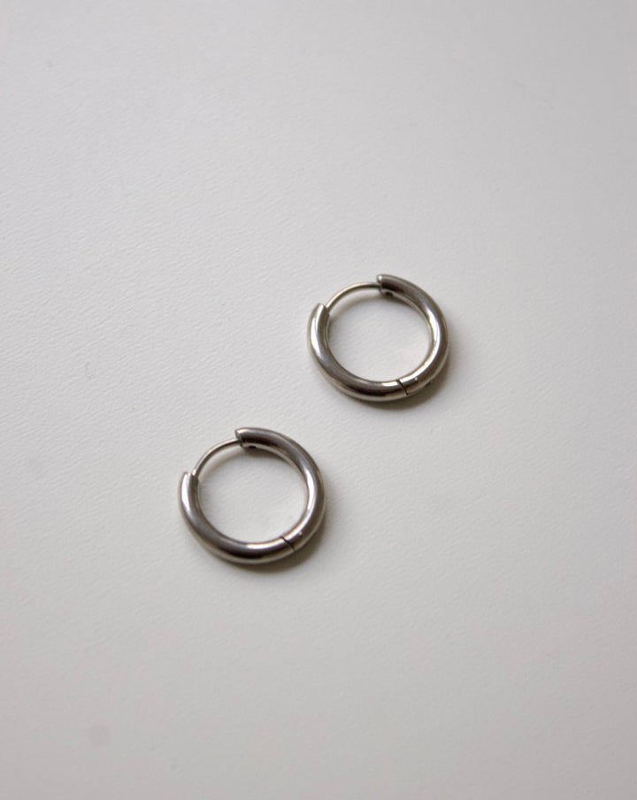 Silver Hoops