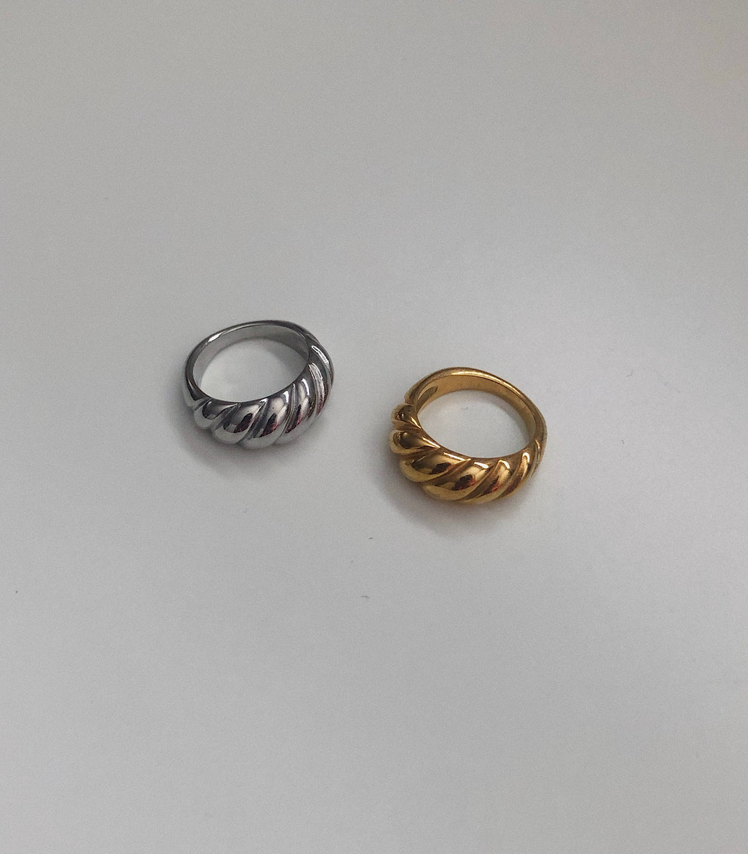 Gold Crescent Ring