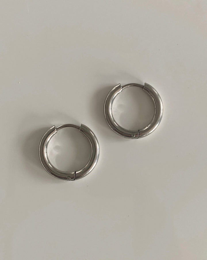 Silver Hoops