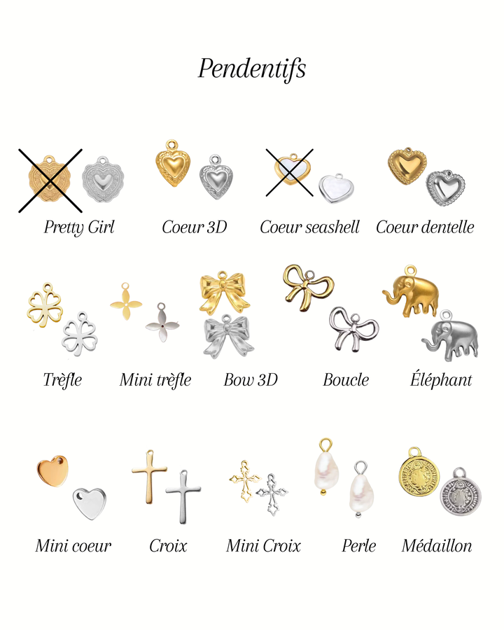 Boucles d'oreilles à breloques