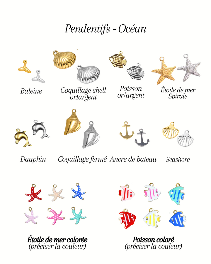 Bar à charms - Collier de breloques