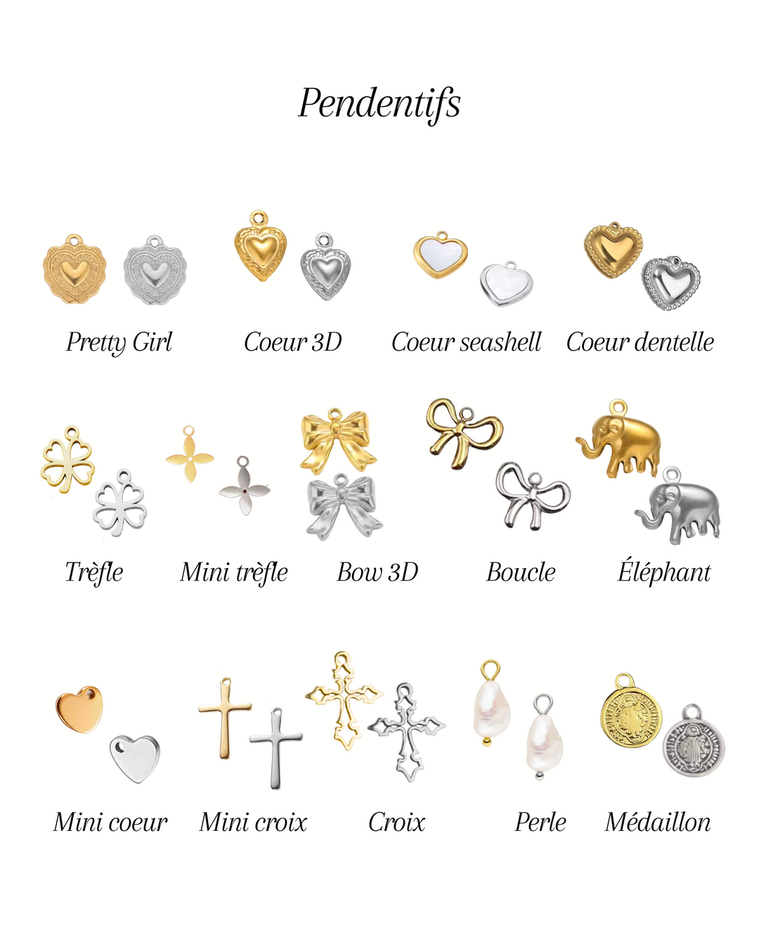 Bar à charms - Boucles d'oreilles