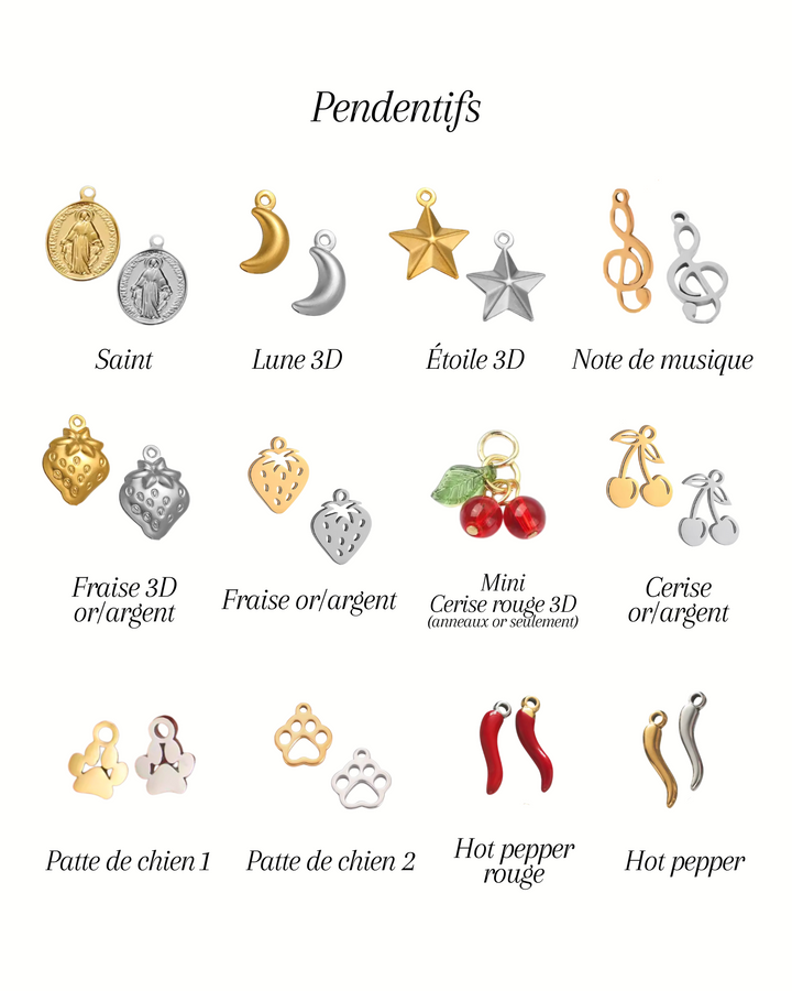 Bar à charms - Collier de breloques