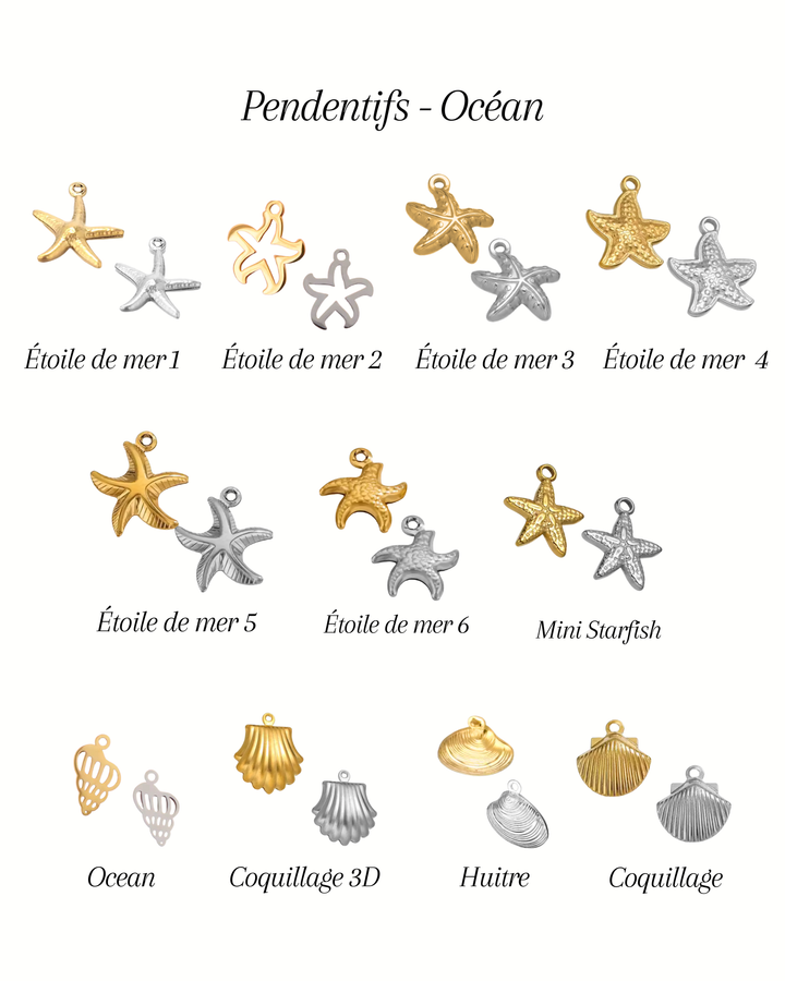 Bar à charms - Boucles d'oreilles