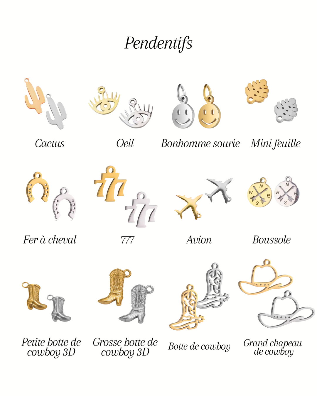 Bar à charms - Collier de breloques