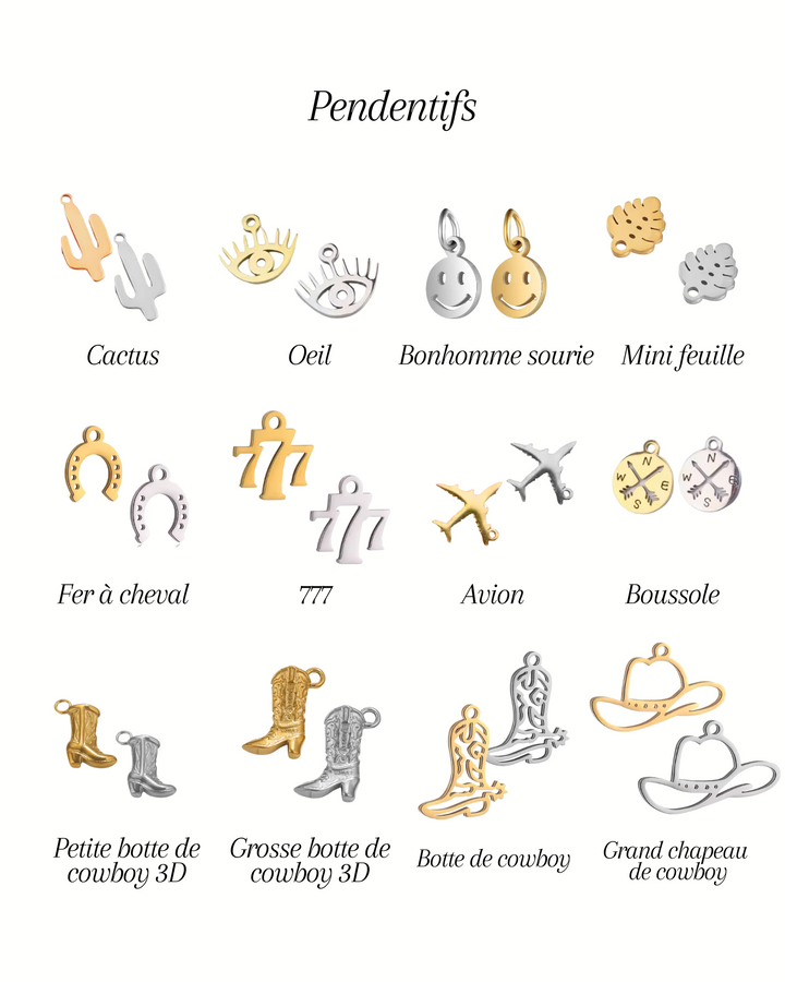 Bar à charms - Collier de breloques