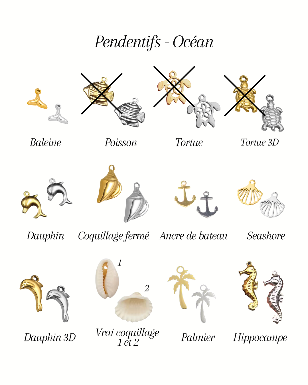 Bar à charms - Boucles d'oreilles