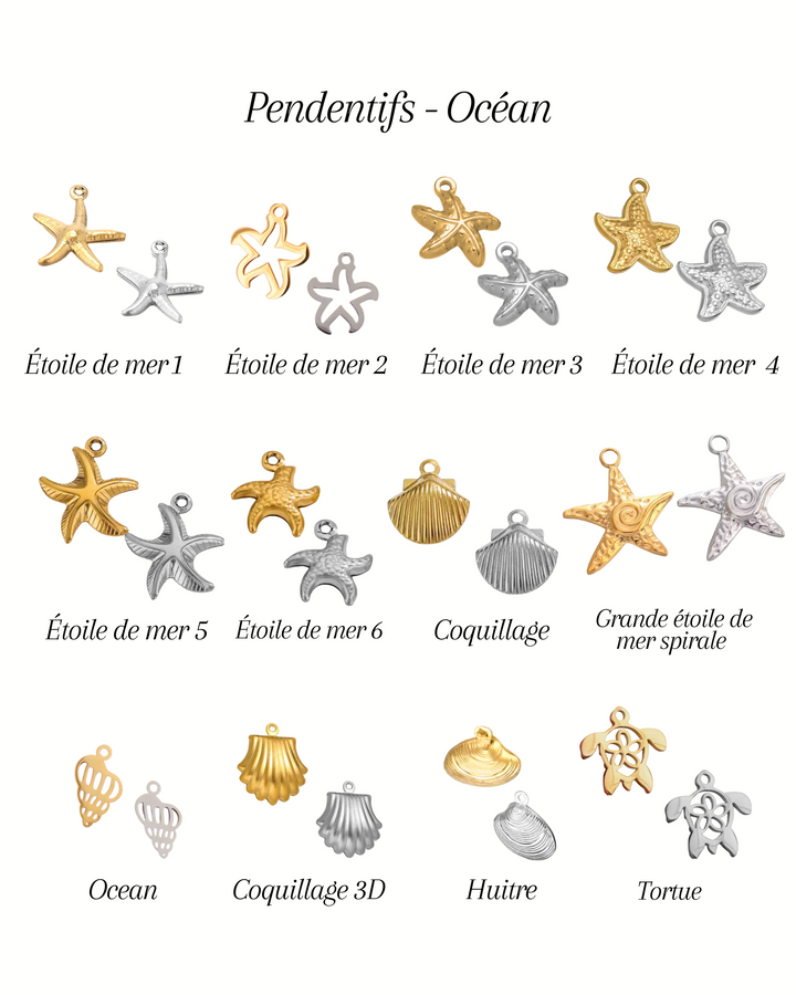 Bar à charms - Collier de breloques