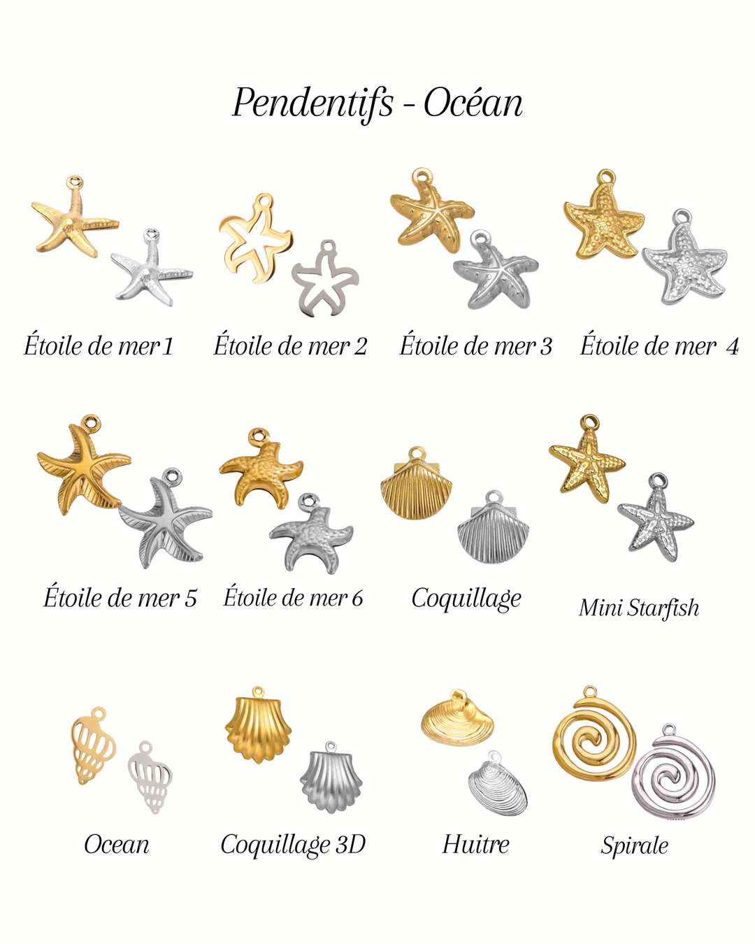 Bar à charms - Boucles d'oreilles