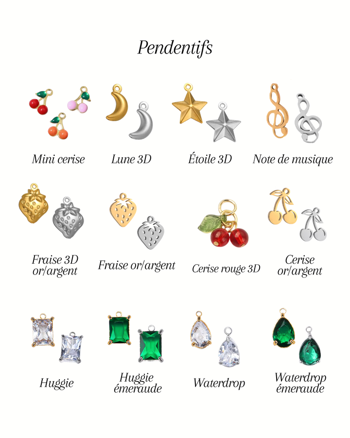 Charm hoops
