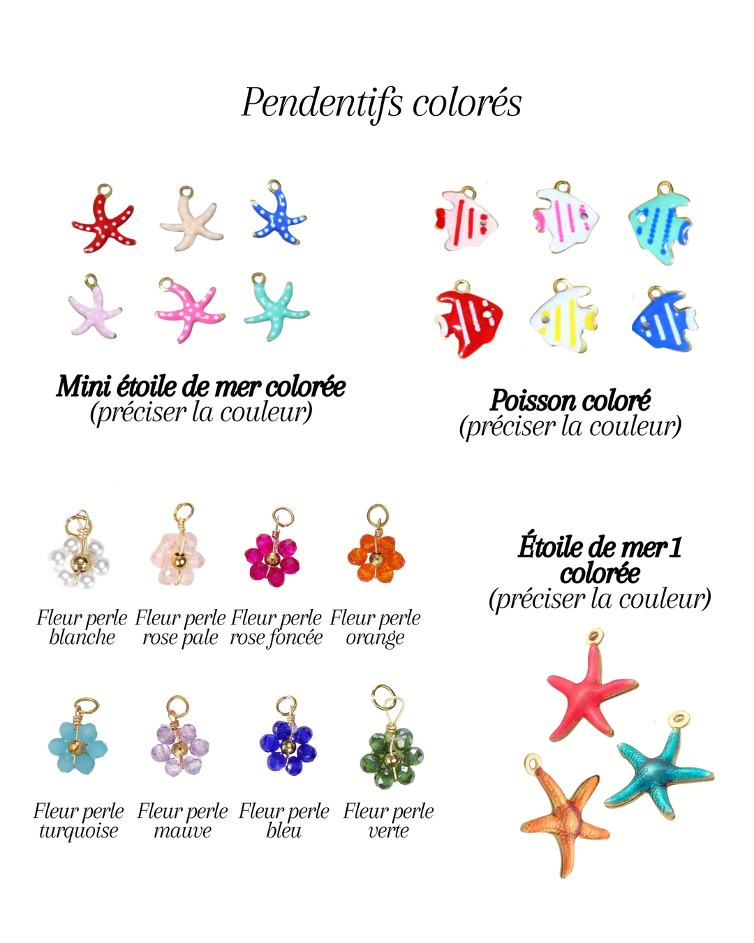 Bar à charms - Boucles d'oreilles