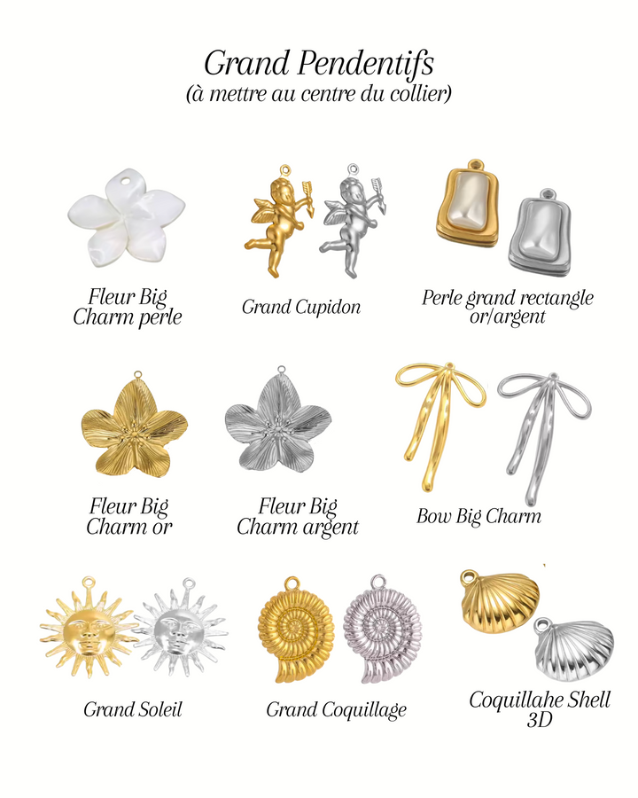 Bar à charms - Collier de breloques