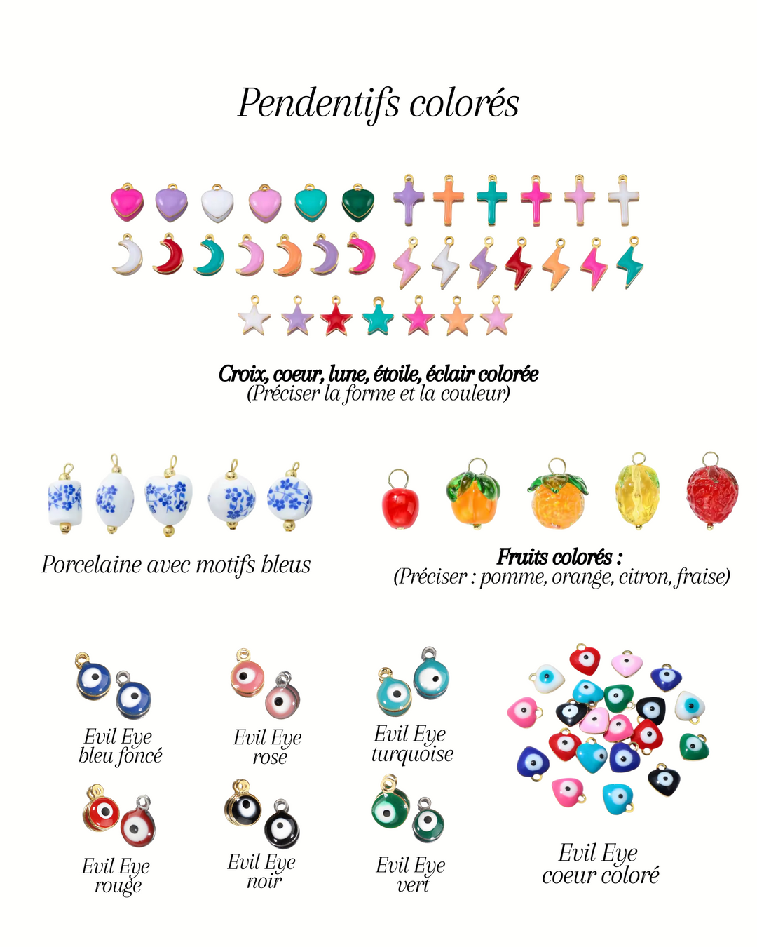 Bar à charms - Boucles d'oreilles