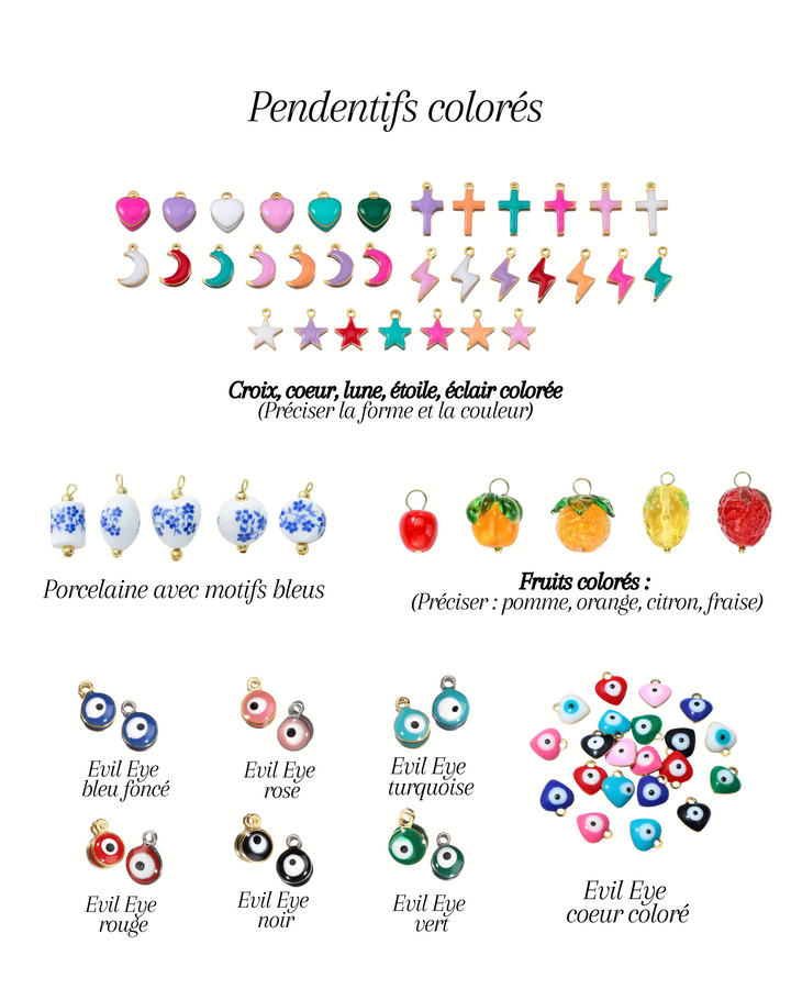 Bar à charms - Boucles d'oreilles