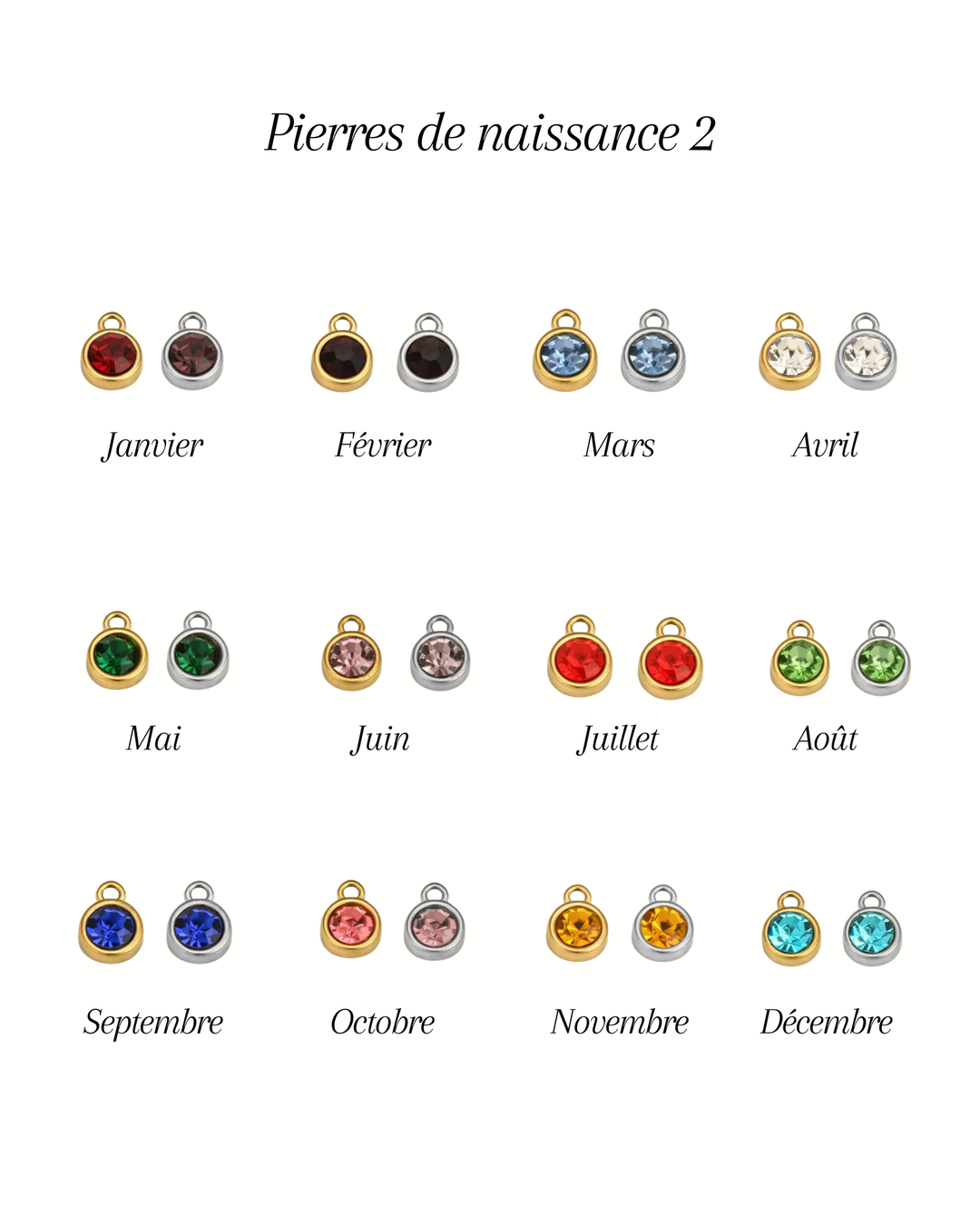 Collier anneau à breloques