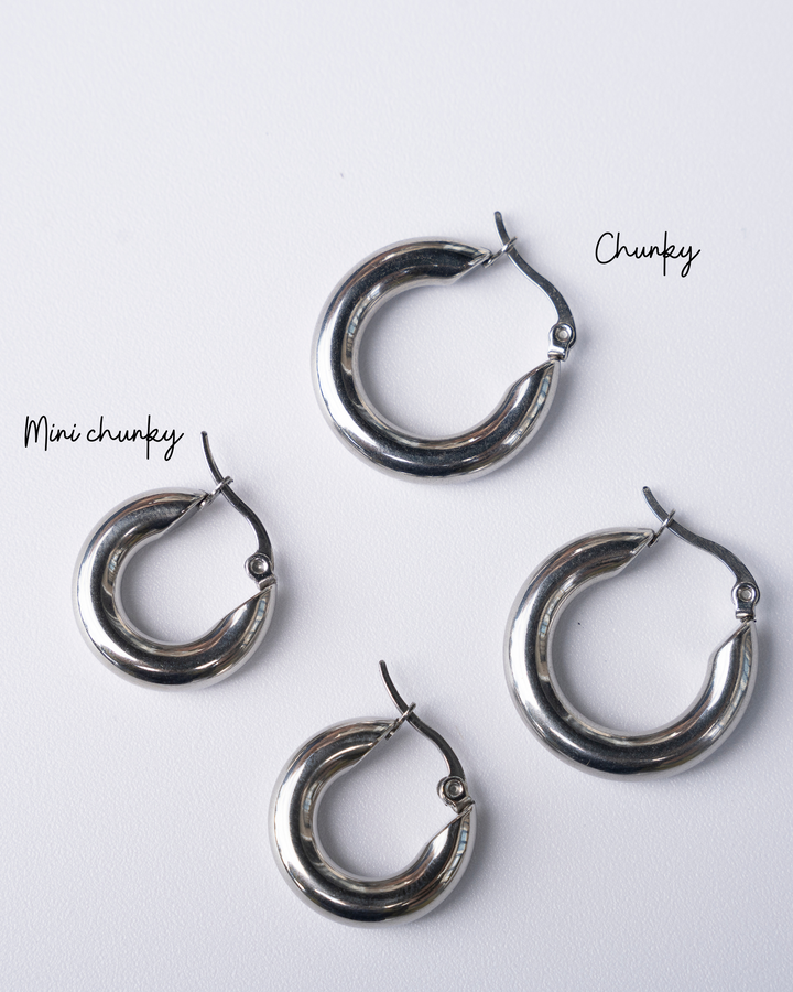 Mini chunky hoops