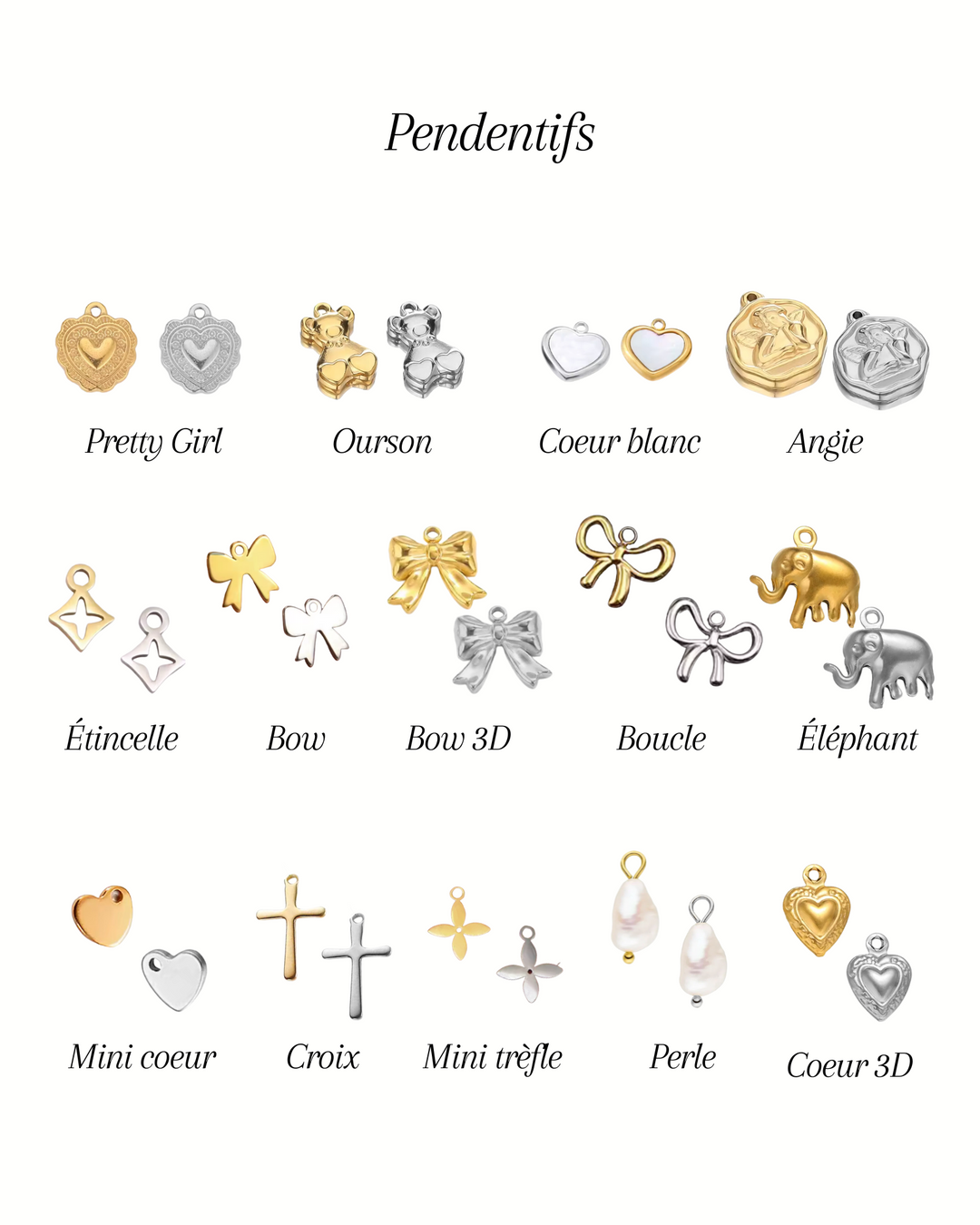 Bar à charms - Collier de breloques