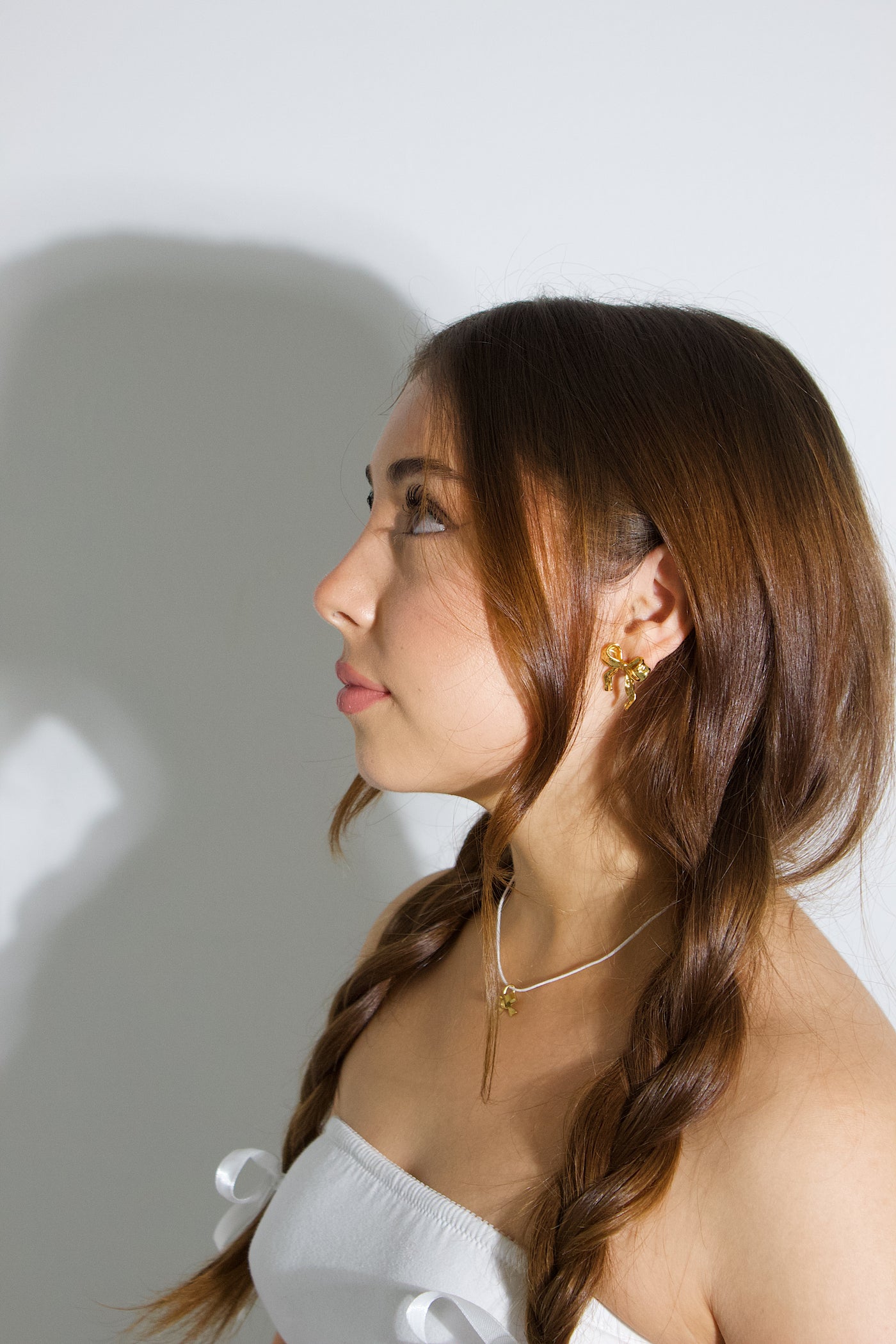 Gold Bow earrings