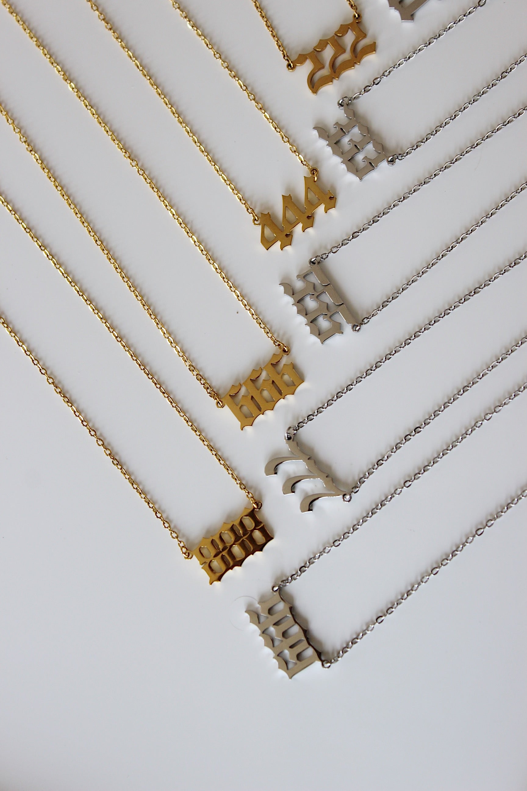おてんきさん　　4B74　4B94 4C04 4C 13 Angel Number Necklace – Jewelshop