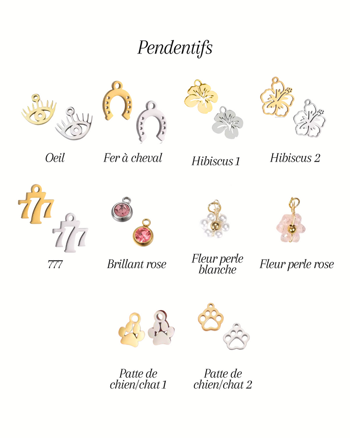 Bar à charms - Collier de breloques