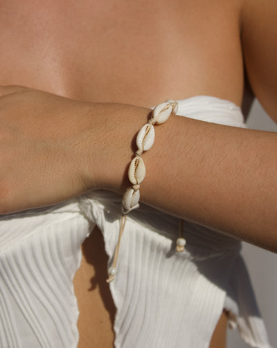 Seashell bracelet/anklet
