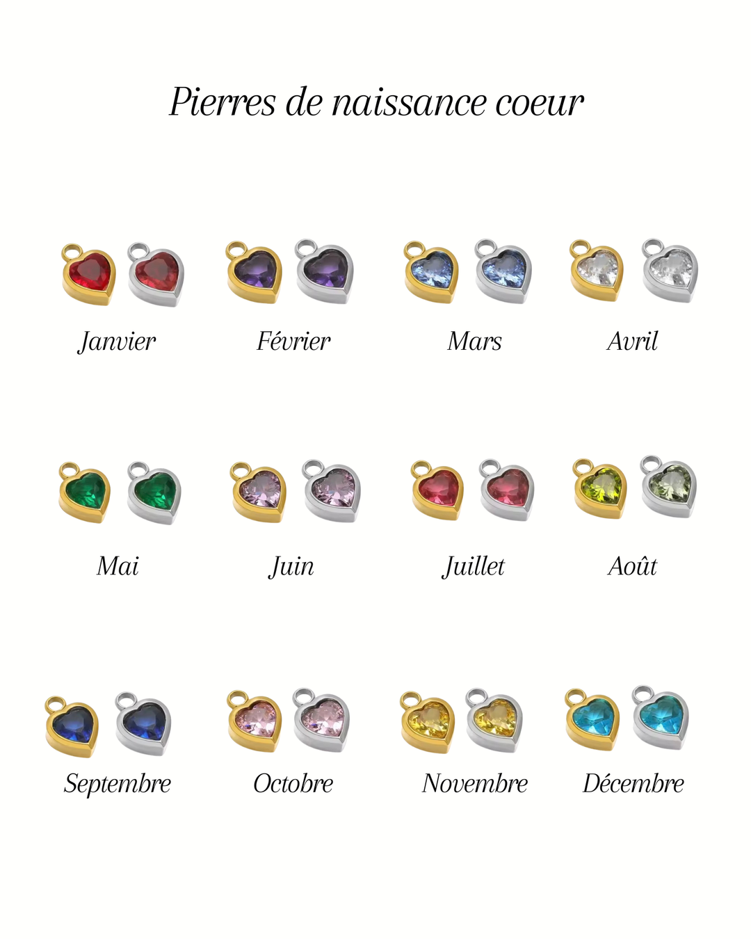 Collier anneau à breloques