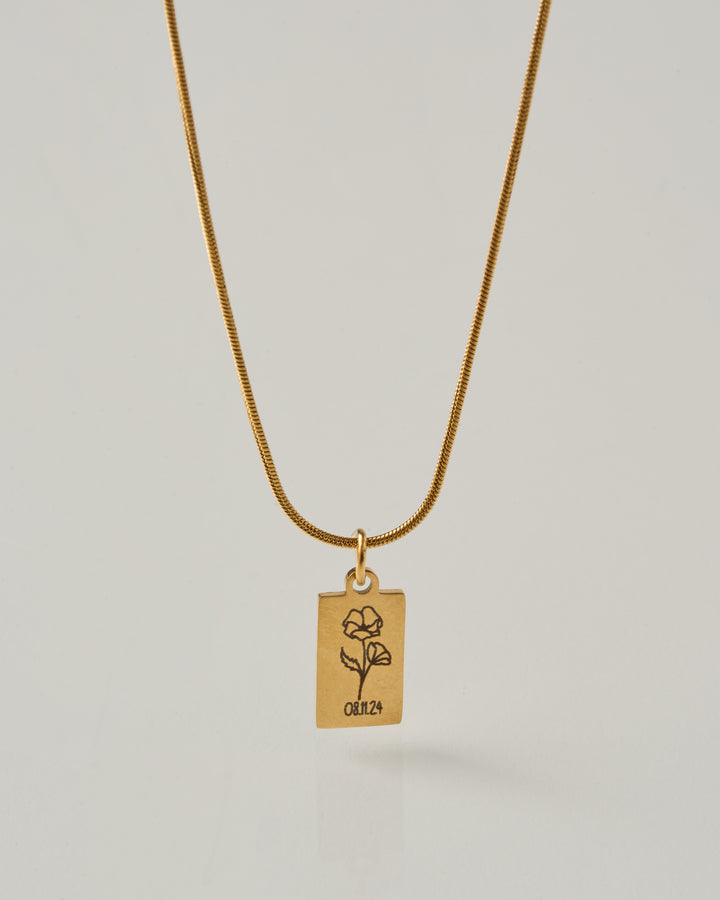 Gravure - Fleur de naissance