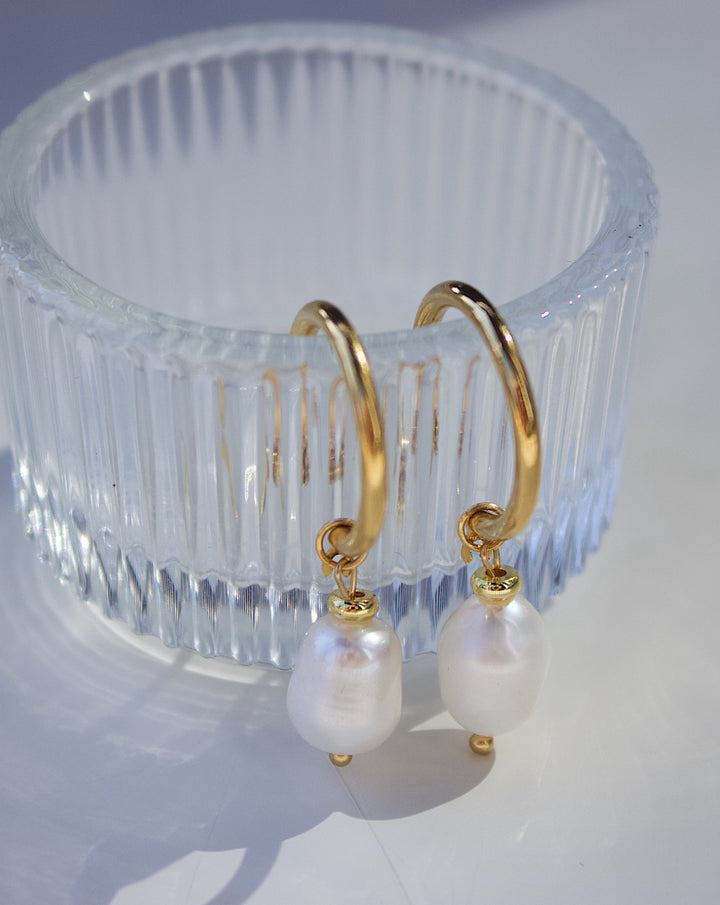 Pearl hoops