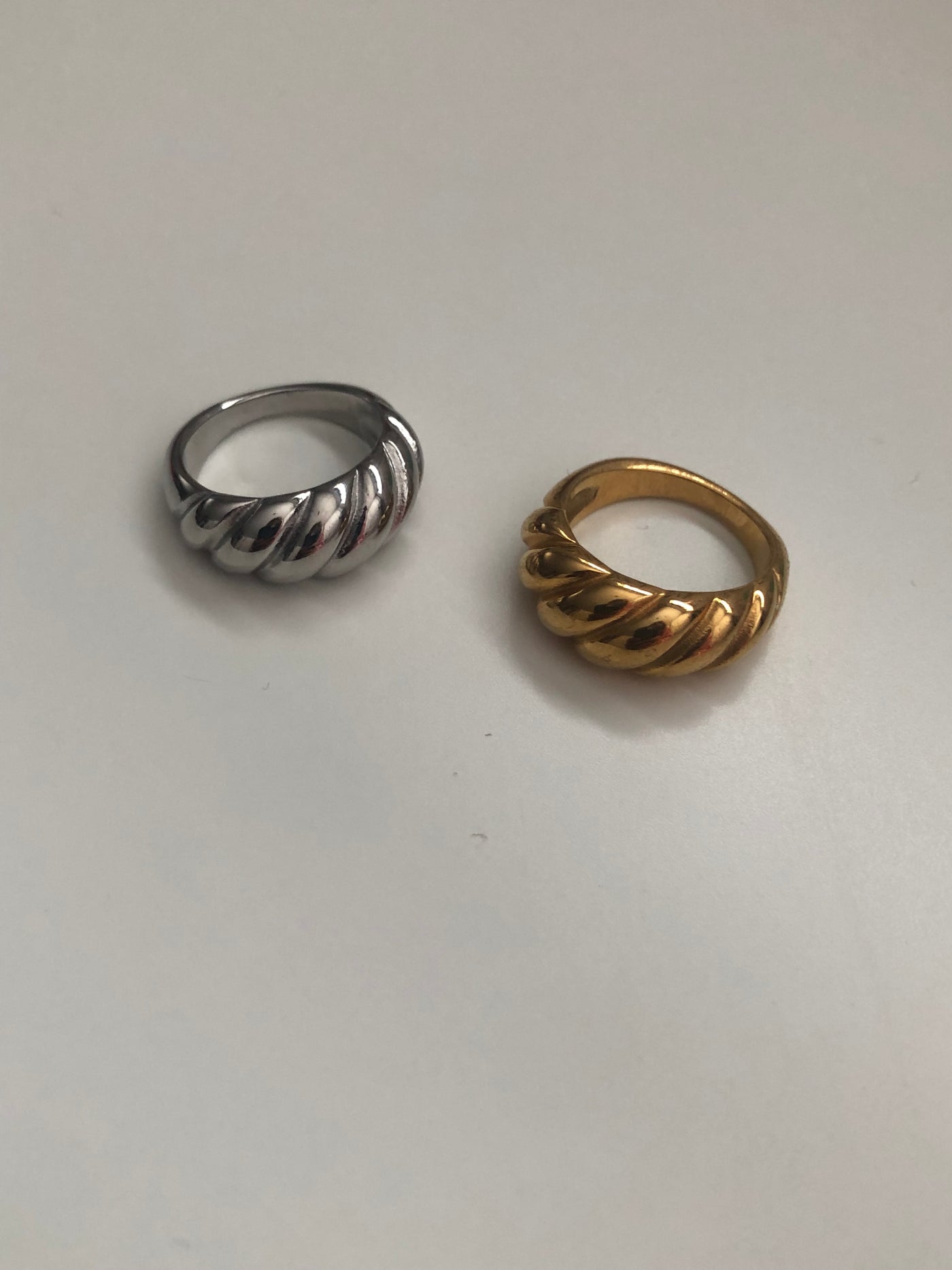 Gold Crescent Ring