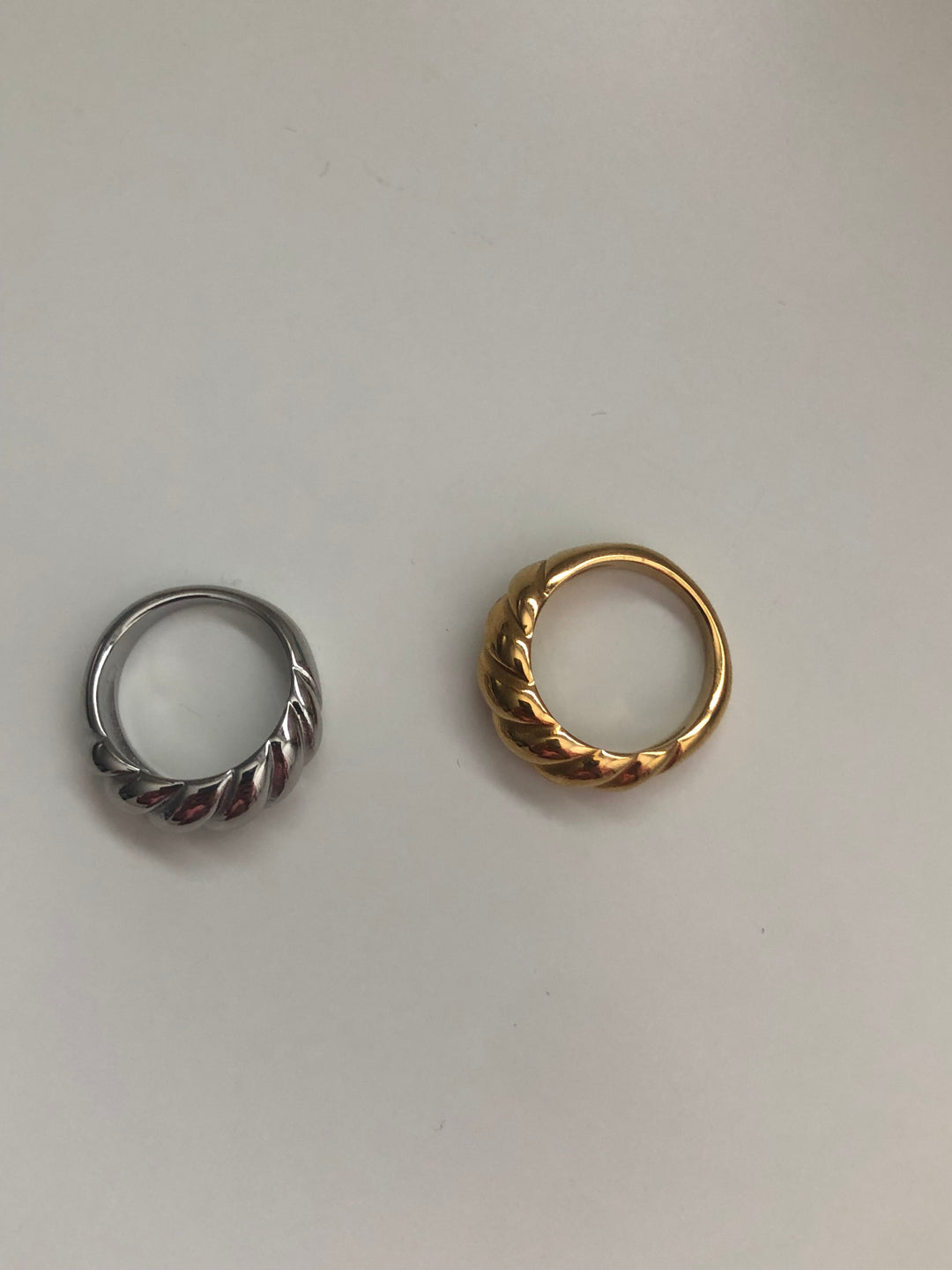 Gold Crescent Ring